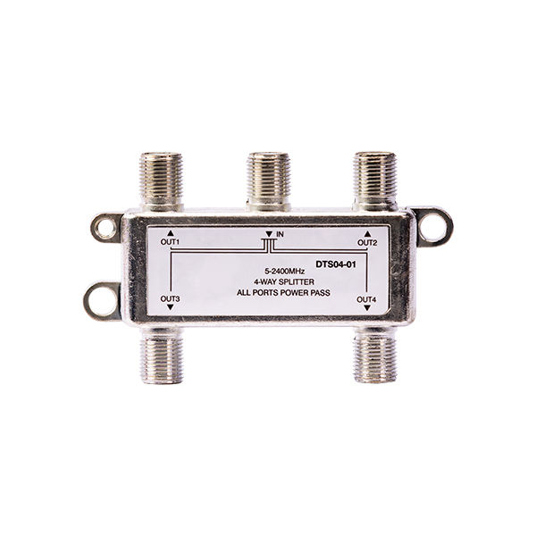 DTV 4-Way Splitter (DTS04-01)