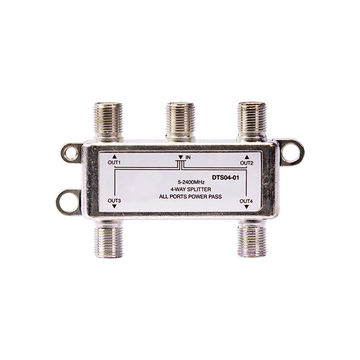 DTV 4-Way Splitter (DTS04-01)