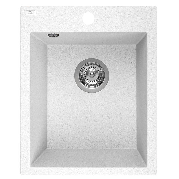 Laveo Chichi Granite Sink 1 Bowl - White