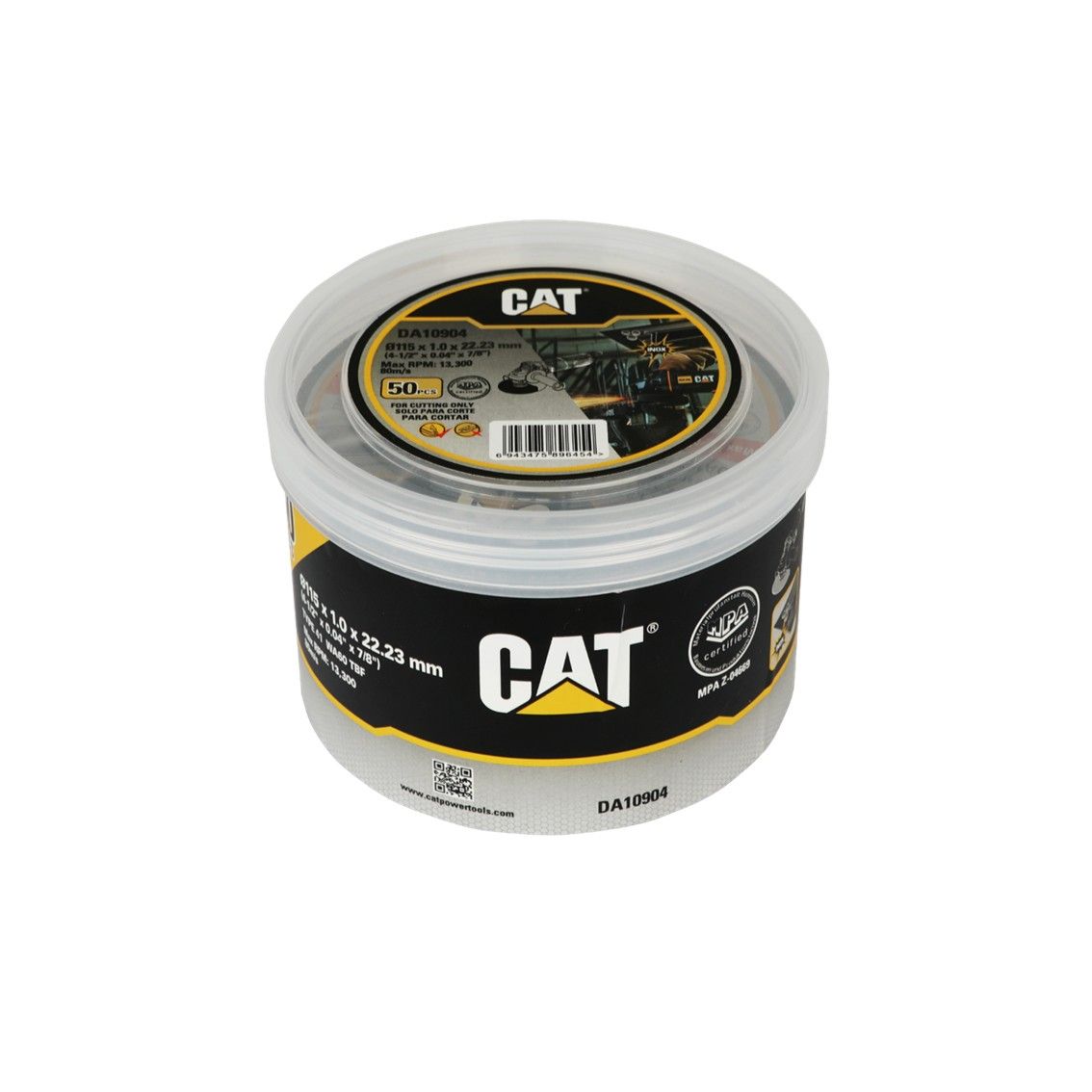 CAT Cutting Disc 115mm x 1mm x 22.2mm 50pcs
