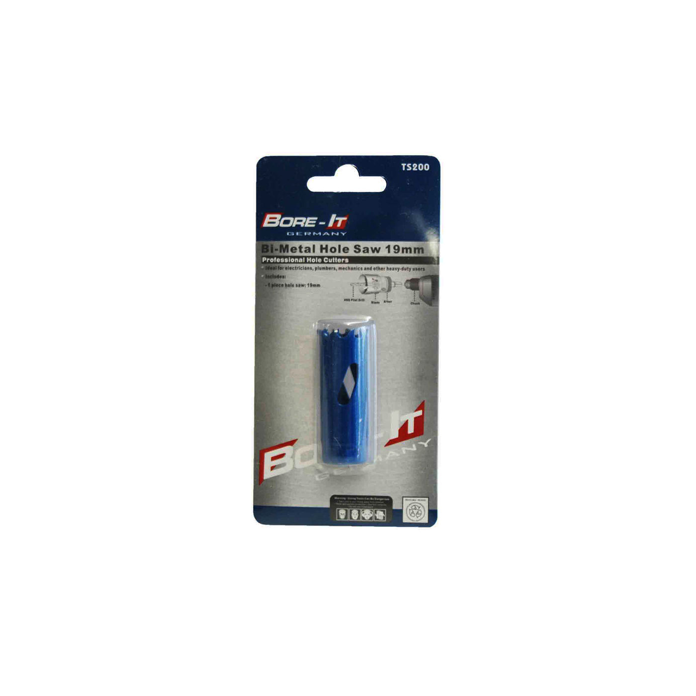 Bore-it - Hole Saw - Bi-metal - 19mm - 8 Pack