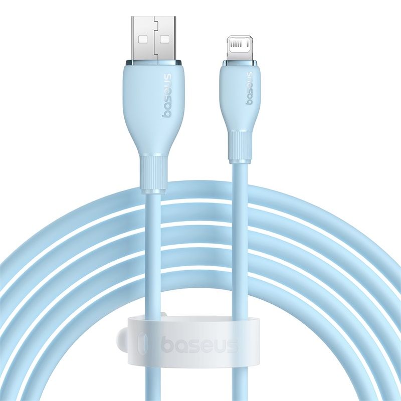 Baseus Pudding Series Fast Charging Cable USB to iP 2.4A 2m - Galaxy Blue
