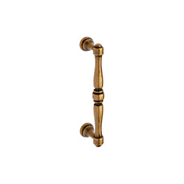 Round handle antique brass 96mmctc