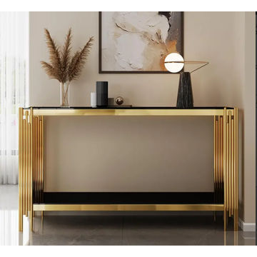 Royal Console Table -Black/Gold