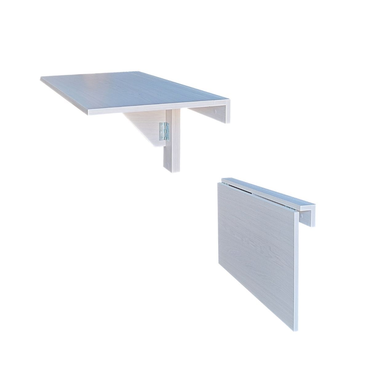 Folding Wall Mounted Drop-Leaf Table 57x37cm - Beach Sand