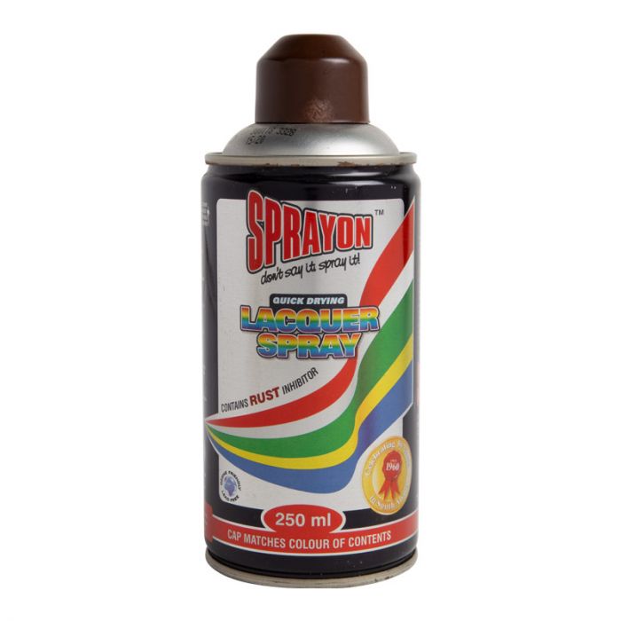 Bulk Pack x 4 Sprayon Spray Paint 250ml Golden Brown