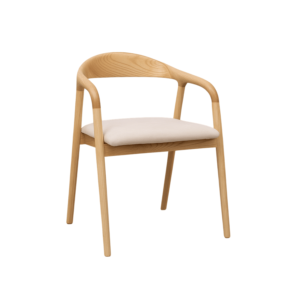 Alden Fabric Dining Chair - Natural