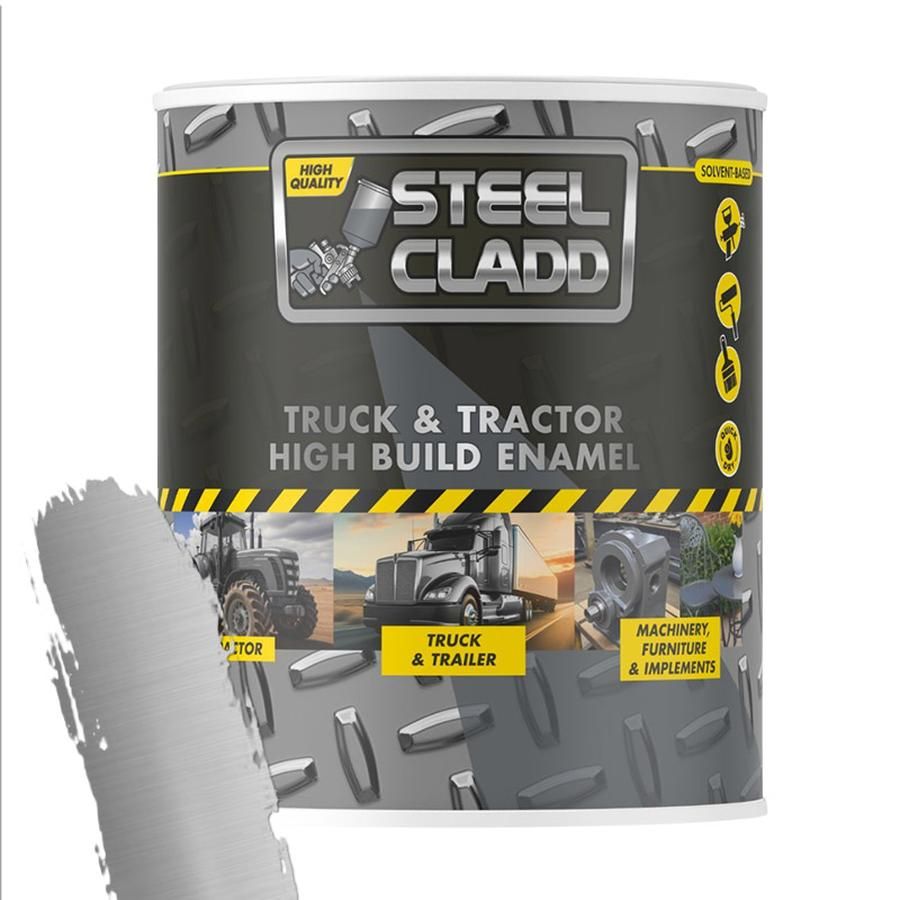Steel Cladd Truck N Tractor Enamel Bright Alum 1L