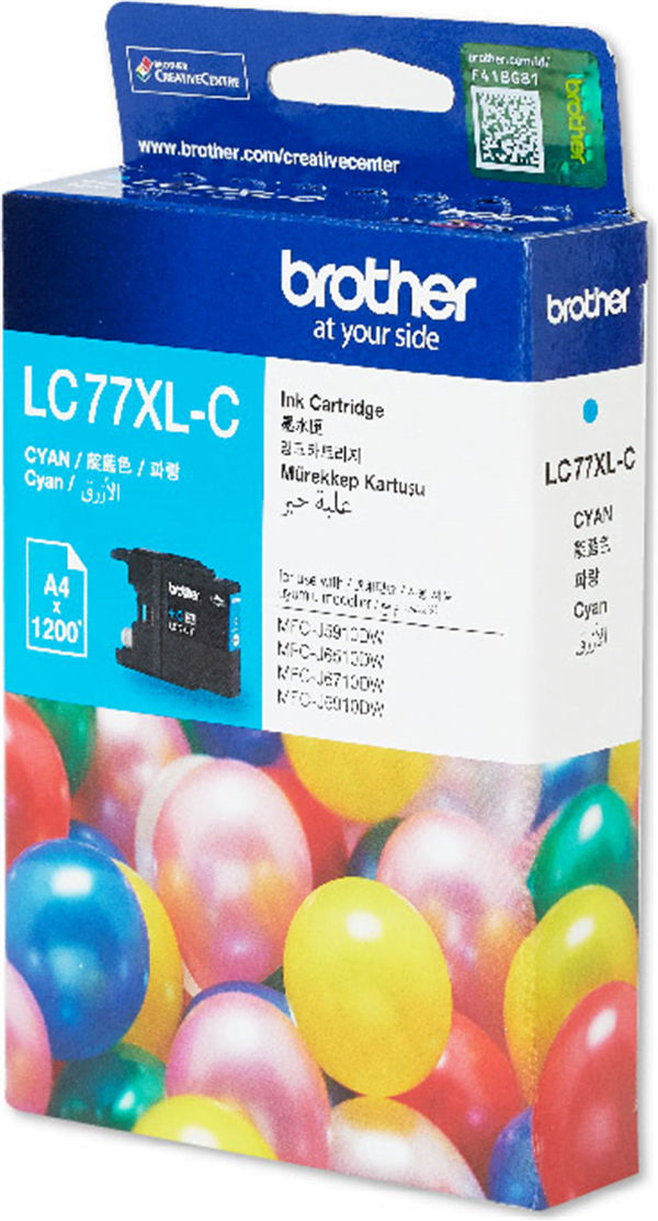 Brother High Yield Cyan Cartridge for MFCJ6510DW