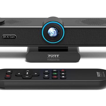 Port Connect All-in-one Conference Cam regroups camera + microphone + speaker 4k@30Hz
