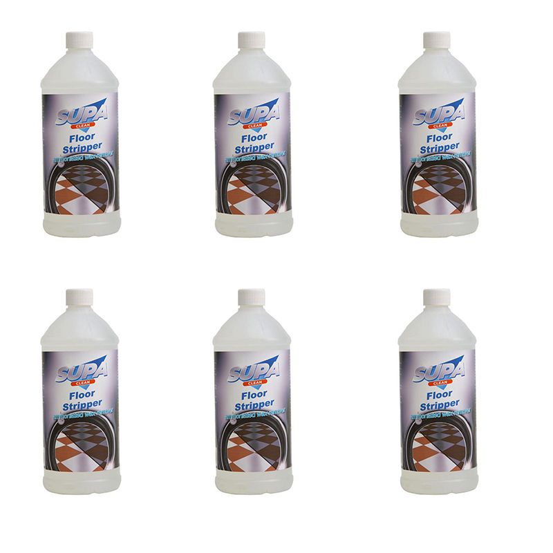 SUPA CLEAN Floor Stripper 1 Litre ( 6 Pack )