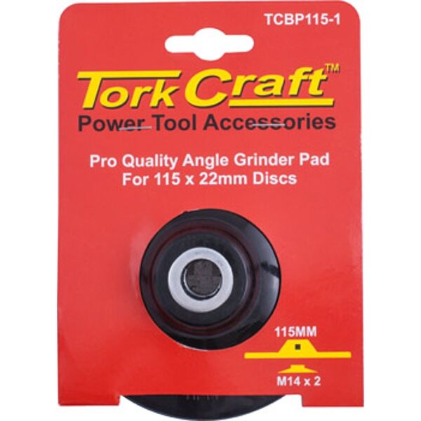 Angle Grinder Pad Pro Medium For 115 X 22Mm Discs M14 X 2 Thread