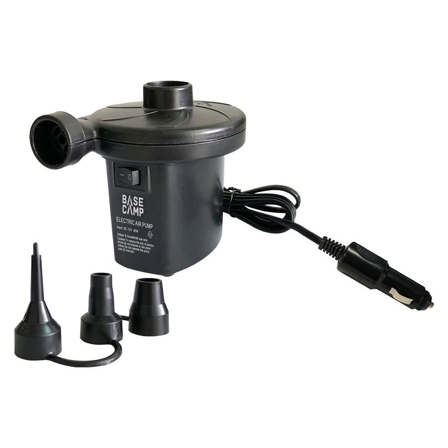 Basecamp Portable Dc Electric Air Pump 3 Nozzles - 4 Pack