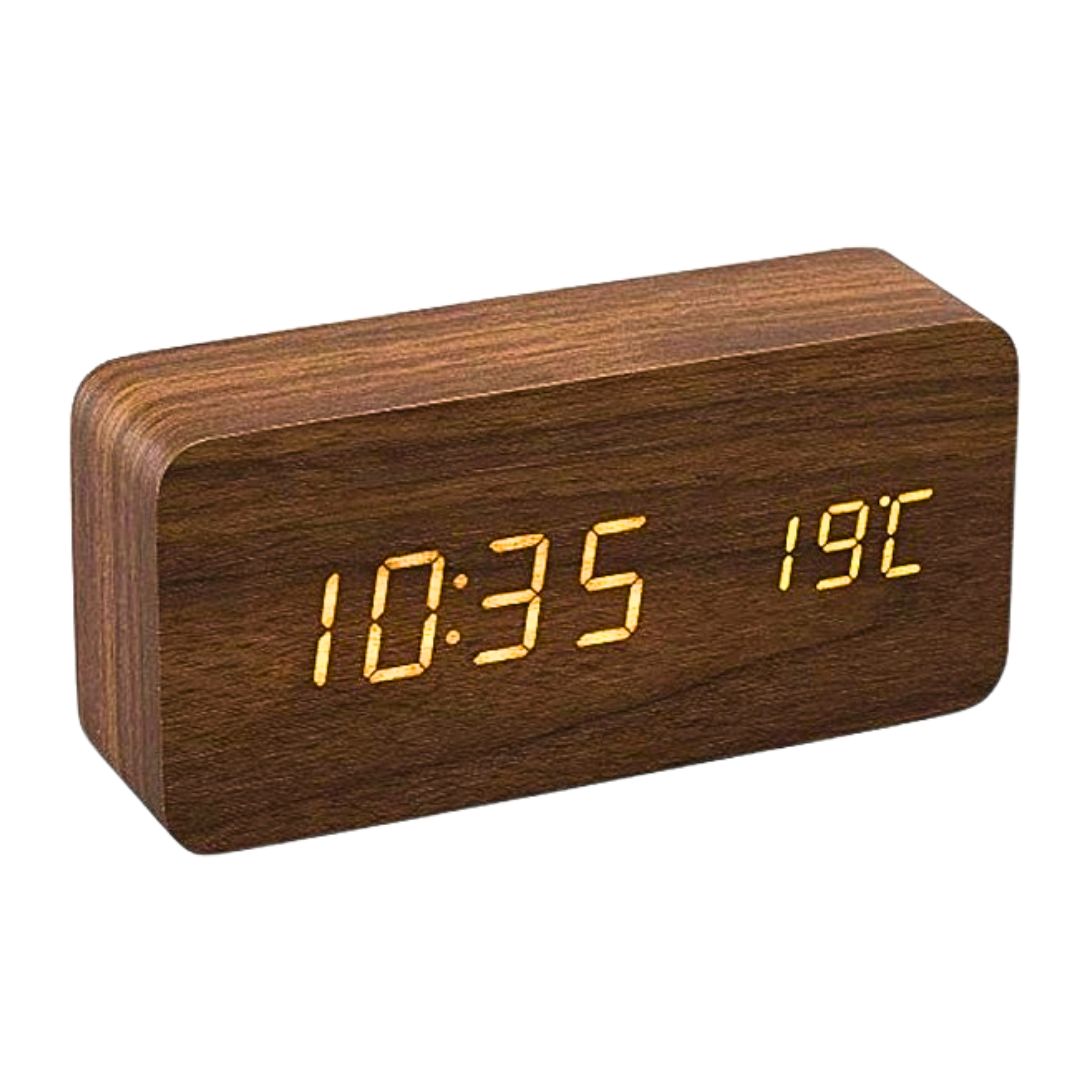 Muett Wooden LED Digital Clock