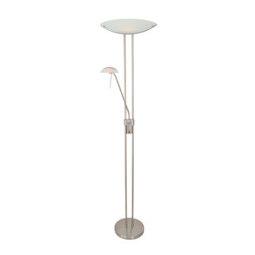 Baya - Floor Light - 440mm - Satin Chrome