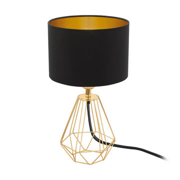 Car Lightson2 - Table Lamp - 165mm - Black/Gold