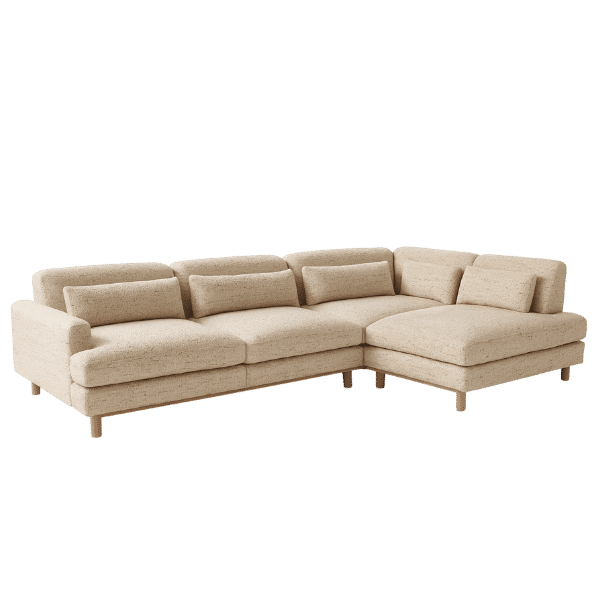 Luela L-Shaped Sofa