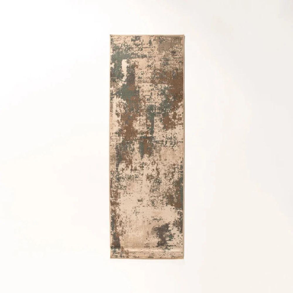 Oslo OS3 Runner – 80 240 cm Modern Polypropylene Hallway Rug in Grey & Beige