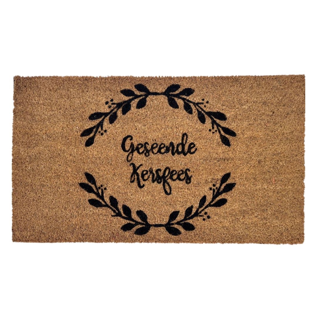 Matnifique Coir Design Doormat - Geseende Kersfees 700 x 400 x 14mm