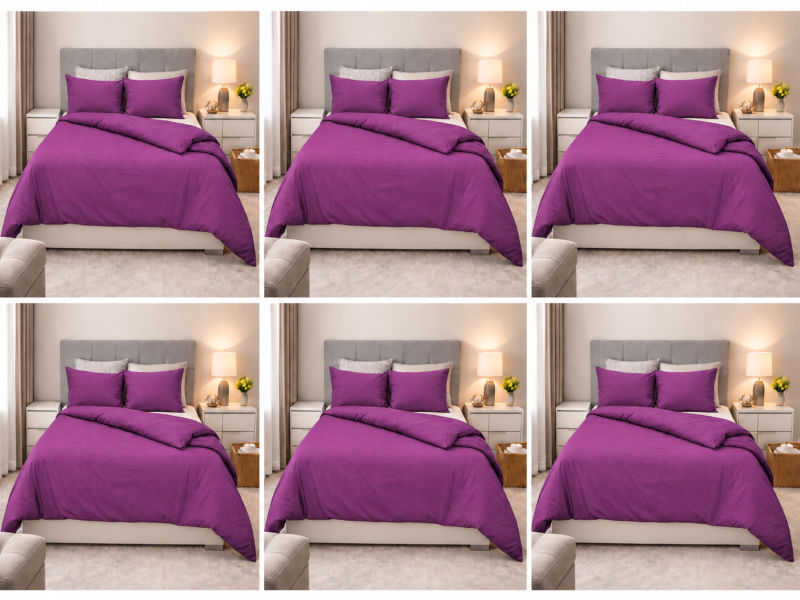 Everyday Collection Duvet Cover Set - Plain - 90GSM- (6Sets) Charisma - Single
