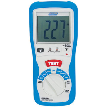 Loop Impedance and PSC Tester (MT350) - Major Tech