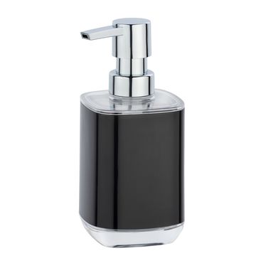 Wenko - Soap Dispenser - Mason - Black & Transparent
