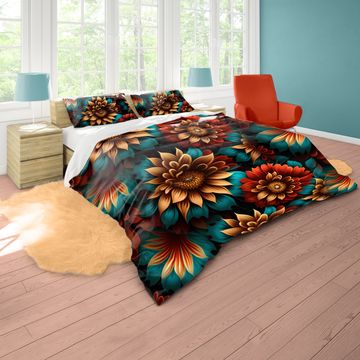 Rich Colours Duvet Cover Set Double