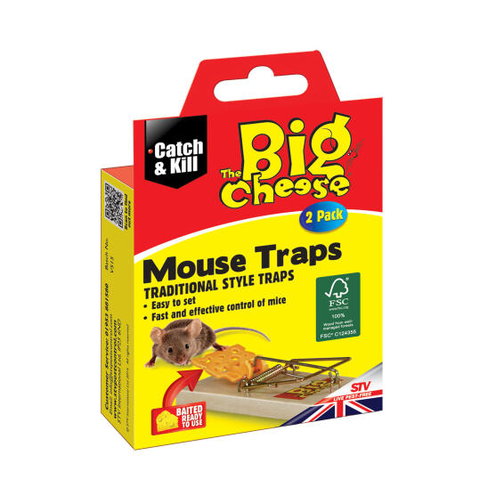 Mouse trap THE BIG CHEESE 2 pack