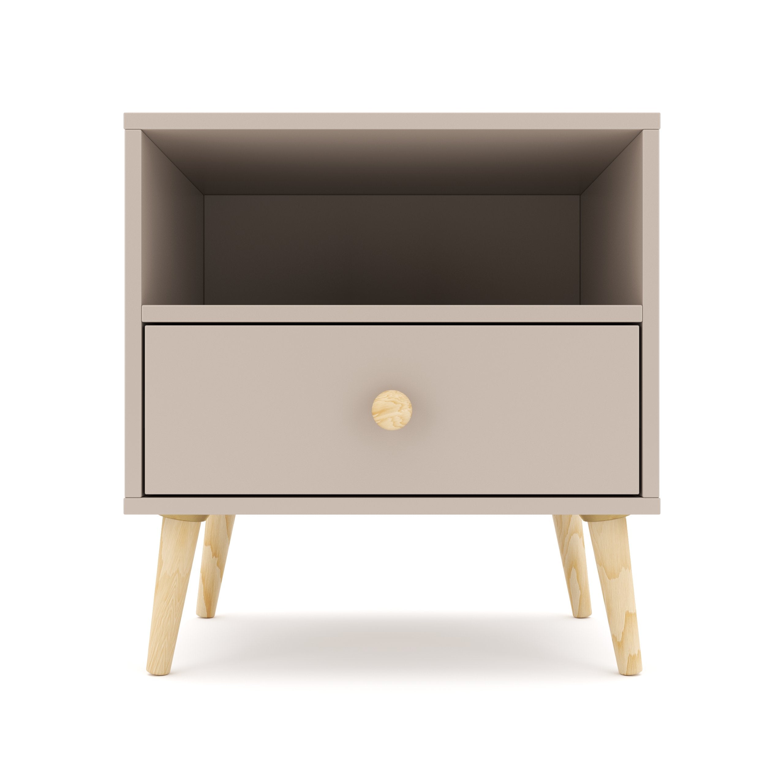 BAM! Impression One Drawer Bedside Table - Congo