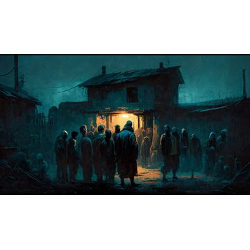 Canvas Wall Art- Waste land B1027