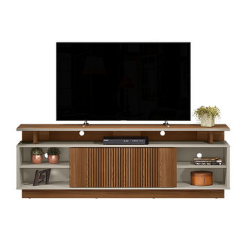 Rack Leblon Plasma Stand -Dark Brown/Off White