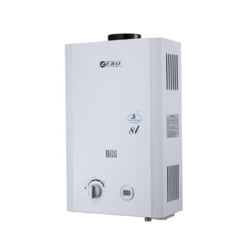 Zero 8L Low Pressure Gas Geyser And Flue