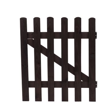Picket Fence Gate 600 CCA Treated Pine Black