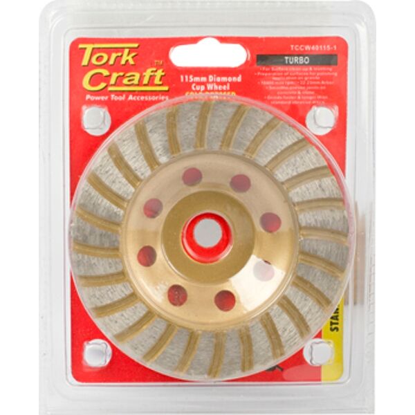 Dia. Cup Wheel 115 X 22.23Mm Turbo Cold Pressed