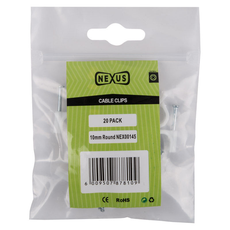 Nexus Cable Saddle Round 10 Mm 20