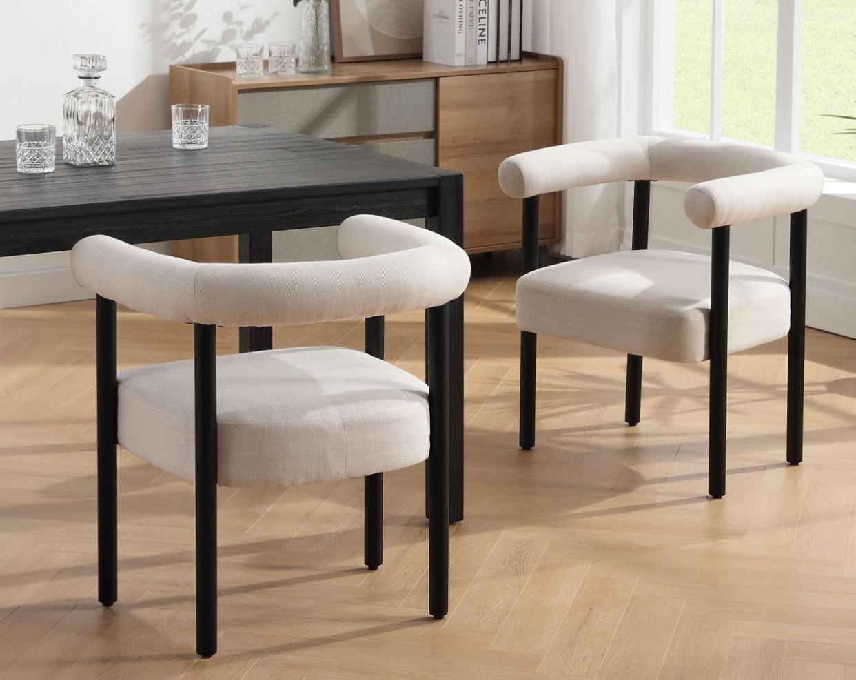 EFURN- KZ Glamour chair in silver frame for dining  room  or dressing room