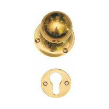Ball type solid brass knob
