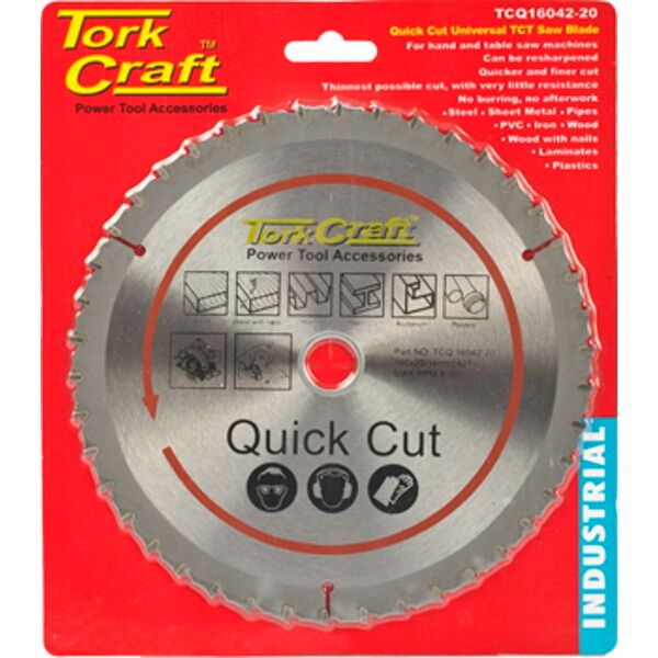 Universal Quick Cut Tct Blade 160X42T 20-16