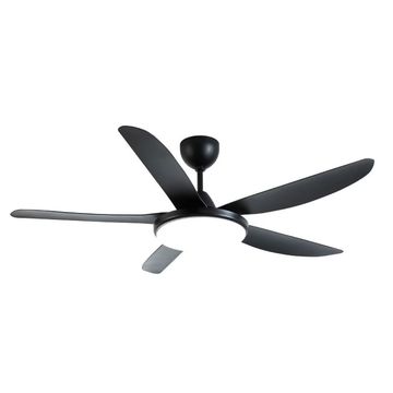 Black Aero Breeze 5-Blade LED Ceiling Fan
