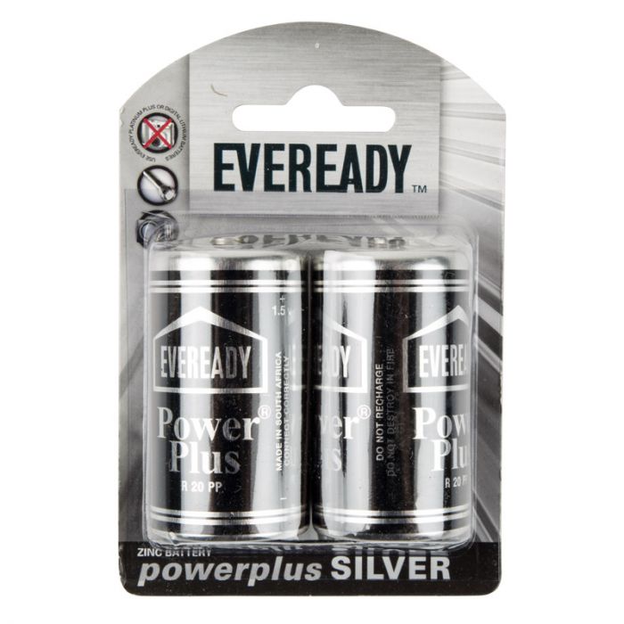 Eveready - Battery R20Pp D Cell 2 Pack - 3 Pack