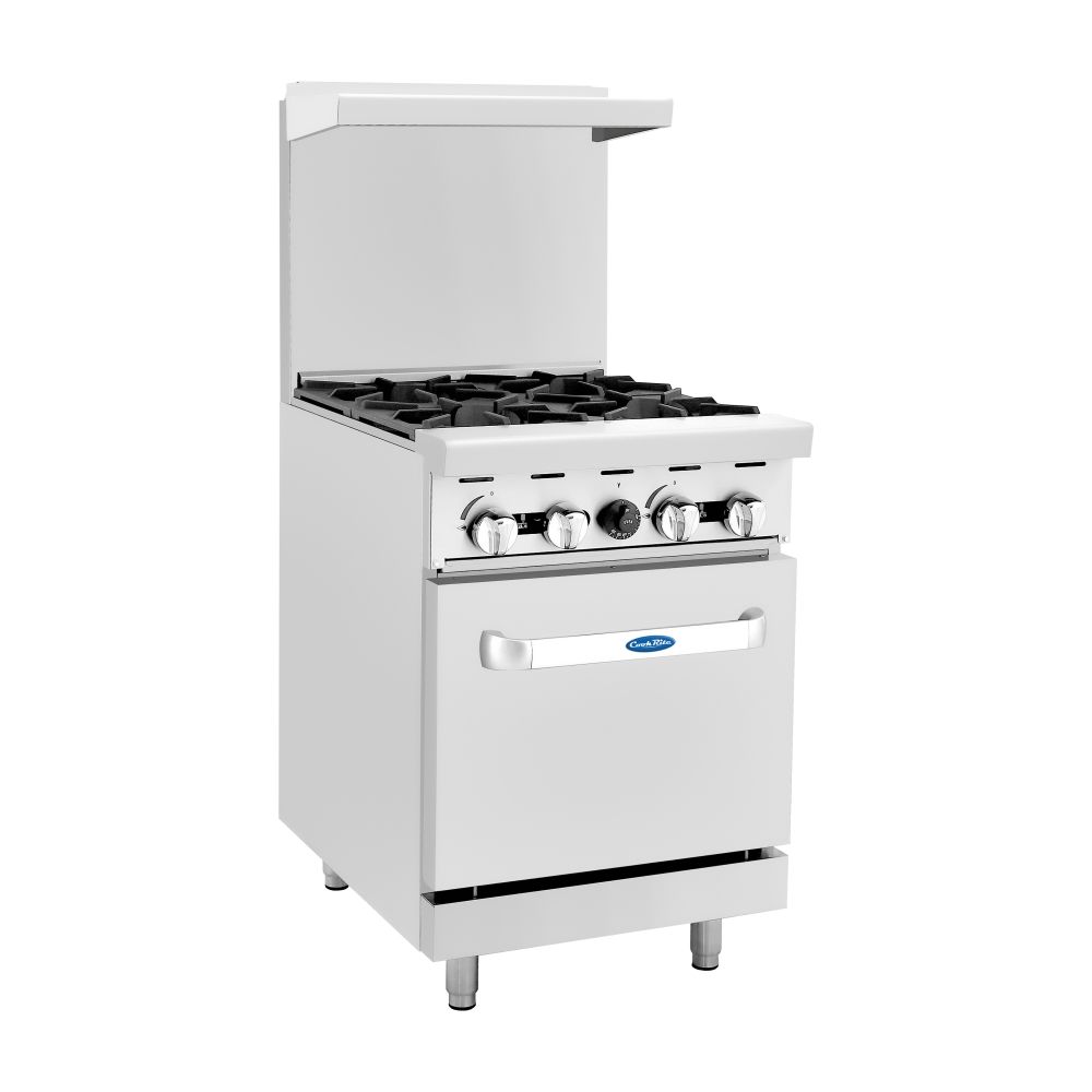 4 Burner cooking range with oven