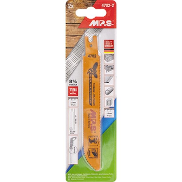 Sabre Saw Metal&Wood 150Mm Multicutter U-Shank 10&14Tpi 2/Pk