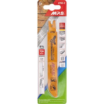 Sabre Saw Metal&Wood 150Mm Multicutter U-Shank 10&14Tpi 2/Pk