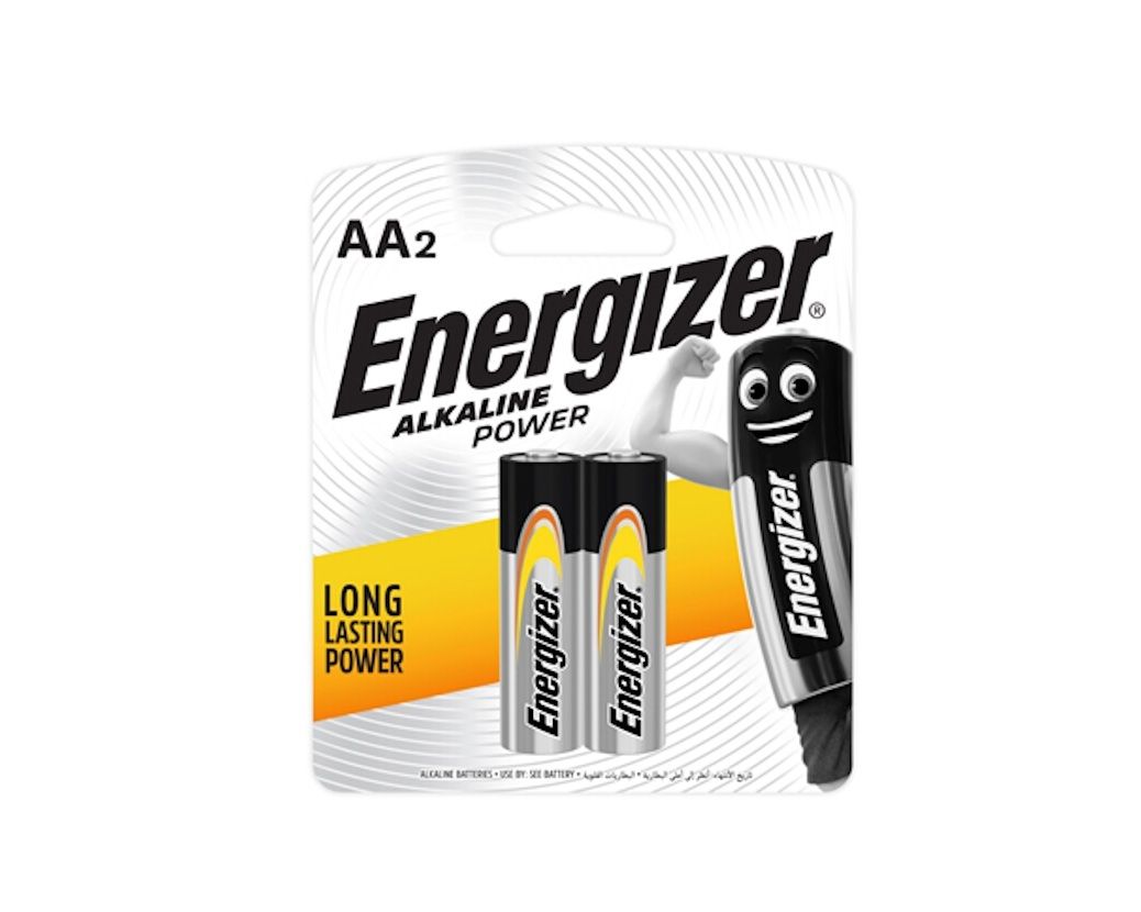 Energizer - 2 Piece - AA Batteries - Power - 4 Pack