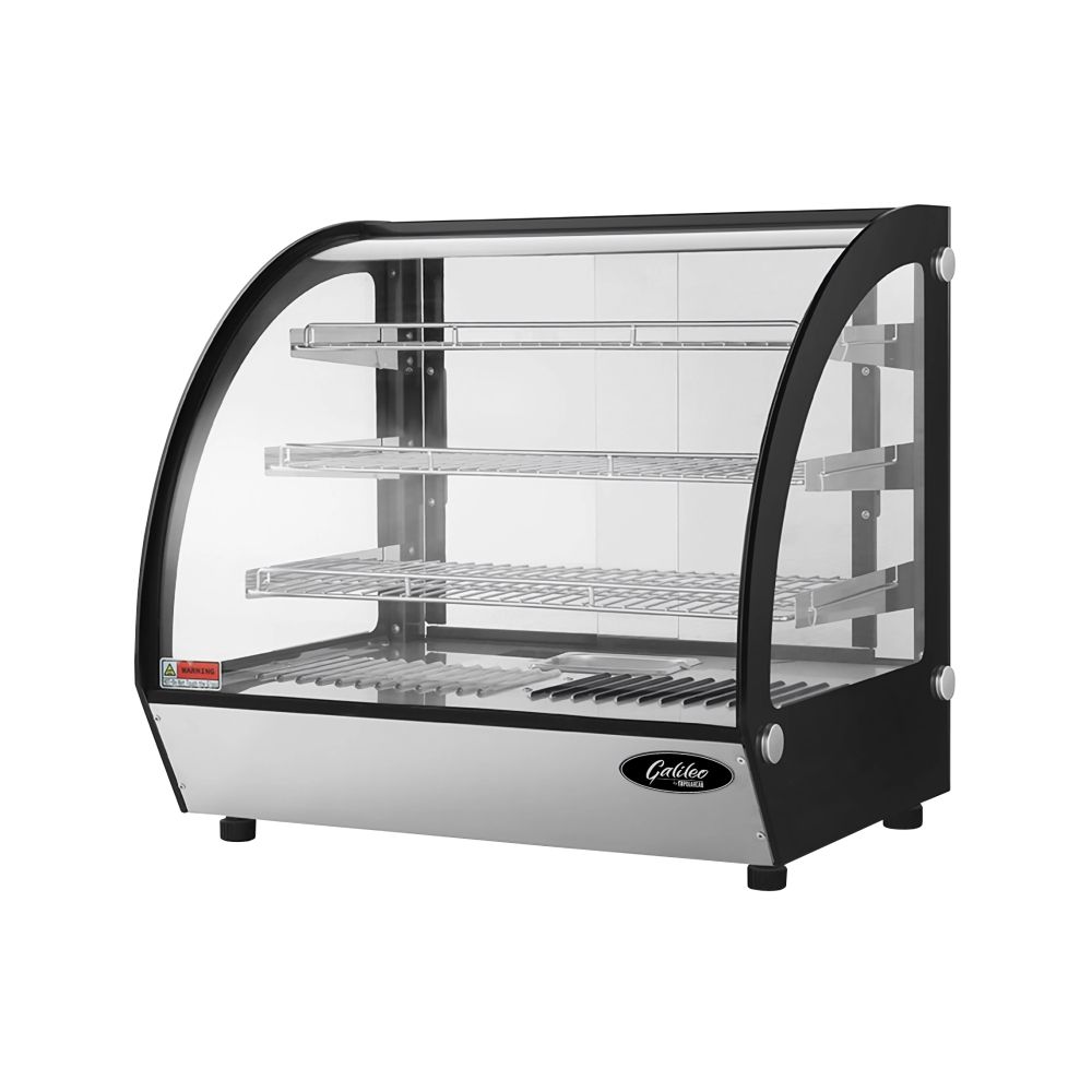 Heated countertop curved display cabinet - 0.7m - GALILEO