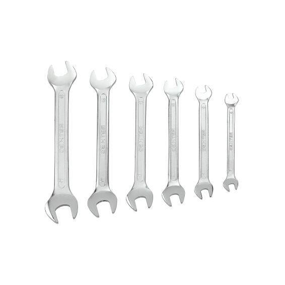 Flat Spanner Set DEXTER 6pc