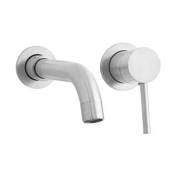 Trendy Taps Premium Quality Brushed Nickel Wall Mounted Mixer