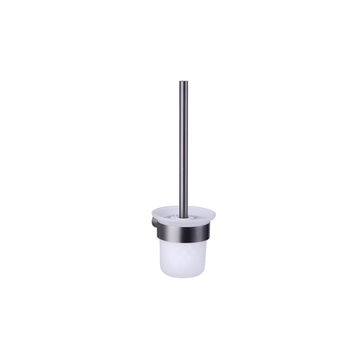 Devario Premio Toilet Brush Round -Gun Metal Grey