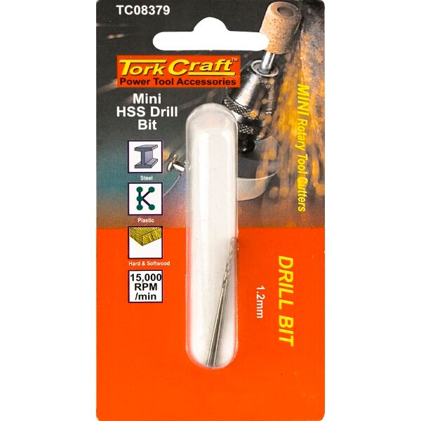 Mini Hss Drill Bit 1.2Mm 2Pc