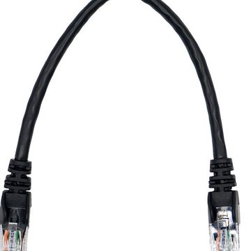Linkbasic 22Cm Utp Cat5E Flylead Black